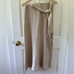 Free People Oatmeal Knit Maxi Skirt